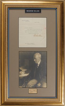 Lot #112 Woodrow Wilson Typed Letter Signed - Image 1