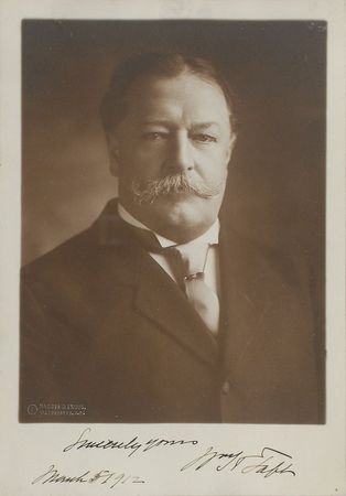 Lot #111 William H. Taft Signed Photograph - Image 1