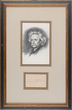Lot #703 Edvard Grieg Signature - Image 2