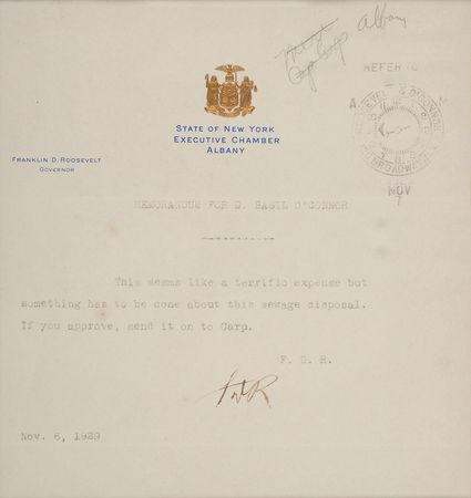 Lot #123 Franklin D. Roosevelt Memo - Image 2