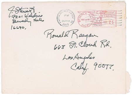Lot #904 James Stewart Handwritten Letter Signed - Image 2