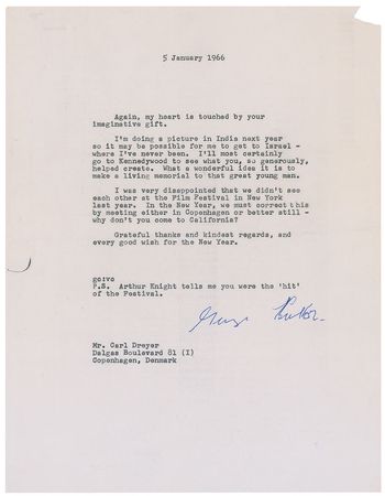 Lot #864 George Cukor - Image 2