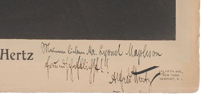 Lot #735 Alfred Hertz - Image 2