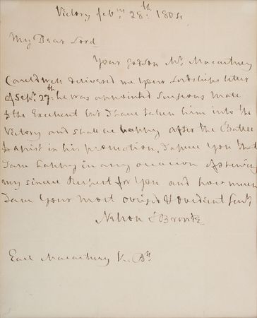 Lot #398 Horatio Nelson: 