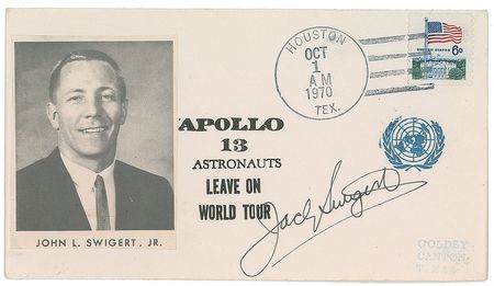 Lot #498 Jack Swigert First Day Cover - Image 1