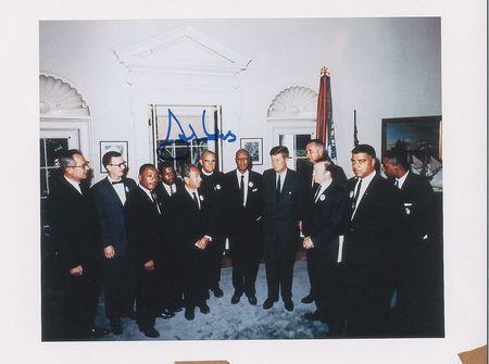 Lot #328 John Lewis Signed Photograph - Image 1