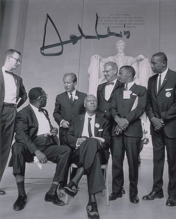 Lot #328 John Lewis Signed Photograph - Image 2