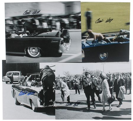 Lot #326 Kennedy Assassination: Clint Hill Signed Photograph - Image 1