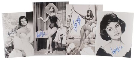 Lot #889 Sophia Loren Signed Photograph - Image 2