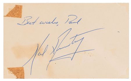 Lot #483 Apollo 11 Signatures - Image 1