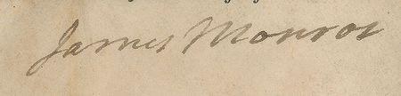 Lot #13 James Monroe Signed Document - Image 2
