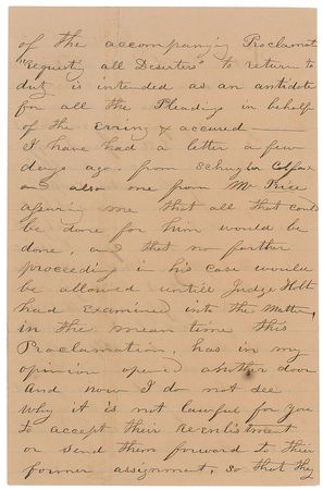 Lot #452 Union Deserter - Image 2