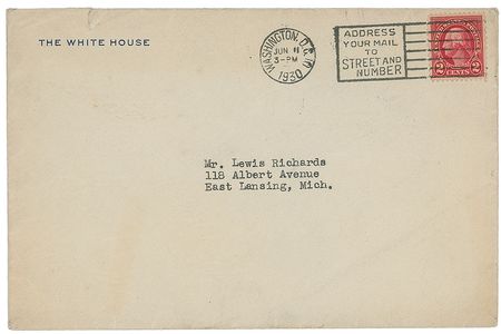Lot #120 Herbert Hoover Typed Letter Signed - Image 2