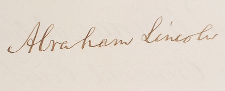 Lot #32 Abraham Lincoln: Presidential pardon signed the same day he abolished slavery in all US territories - Image 3