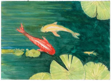 Lot #494 Michael Collins Painting - Image 1