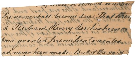 Lot #170 Richard Henry Lee Signature - Image 1