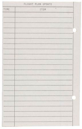 Lot #522 Gemini 12 Checklist Page - Image 2