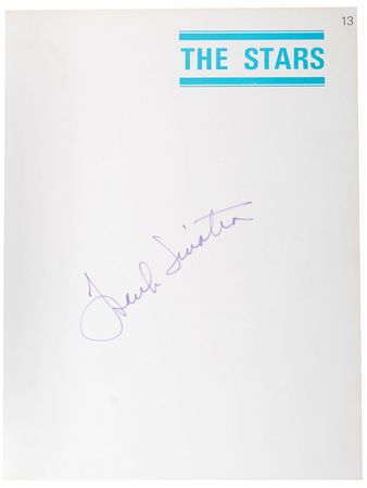 Lot #812 Frank Sinatra Program - Image 1