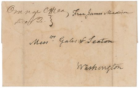Lot #10 James Madison Free Frank
