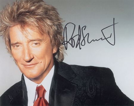 Lot #813 Rod Stewart Signed Photograph - Image 2