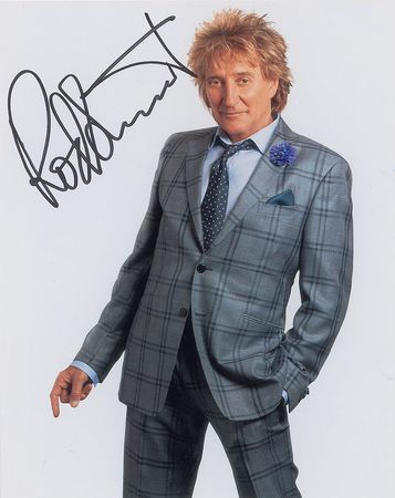 Lot #813 Rod Stewart Signed Photograph - Image 3