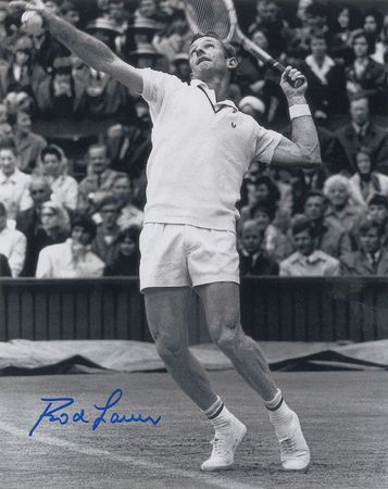 Lot #957 Rod Laver Signed Photograph - Image 1