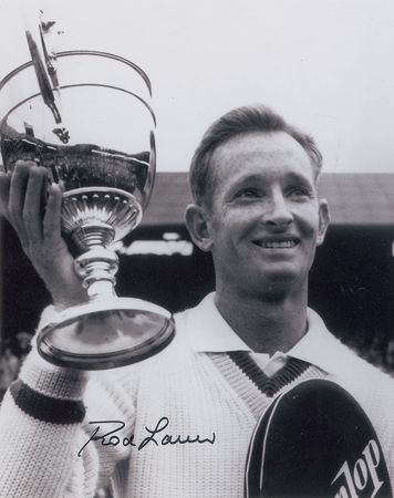Lot #957 Rod Laver Signed Photograph - Image 2