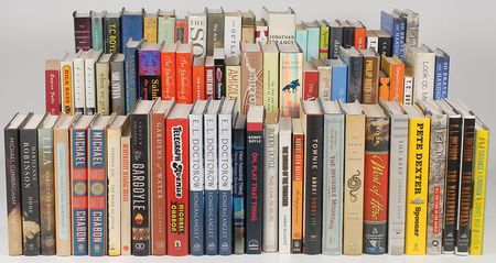 Lot #618 Authors: Fantastic collection of 160 signed books, highlighted by Doctorow, Rushdie, and Tom Wolfe - Image 2