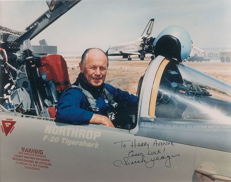 Lot #467 Chuck Yeager Signed Photograph - Image 4