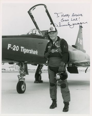 Lot #467 Chuck Yeager Signed Photograph - Image 5