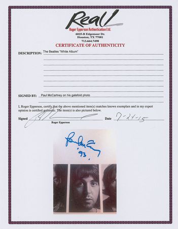 Lot #755 Beatles: Paul McCartney Album - Image 3