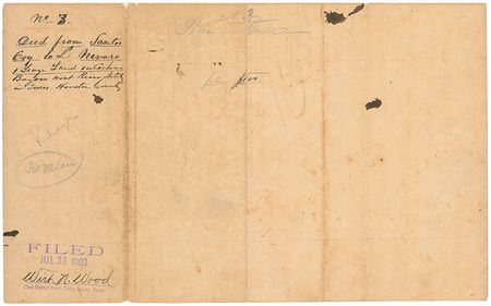 Lot #193 Texas Land Deed Document - Image 3