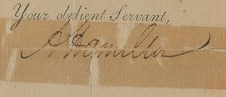 Lot #176 Alexander Hamilton Signed Document - Image 2