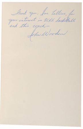 Lot #969 John Wooden - Image 3
