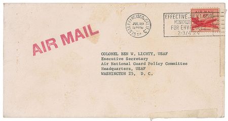 Lot #432 James H. Doolittle Signed Photograph and Typed Letter Signed - Image 3
