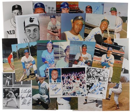 Lot #947 Baseball Signed Photographs - Image 1
