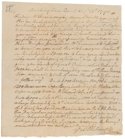 Lot #178 Patrick Henry: Rare handwritten letter to the eyewitness of his iconic ‘Give me liberty or death!’ - Image 1
