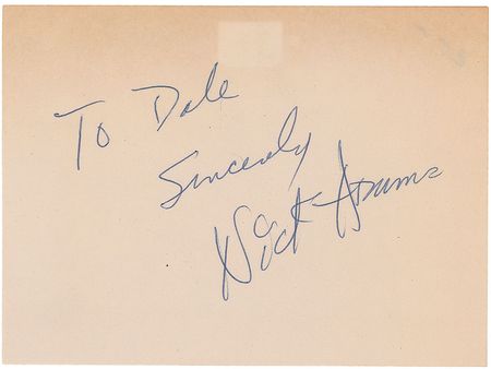Lot #850 Nick Adams - Image 1