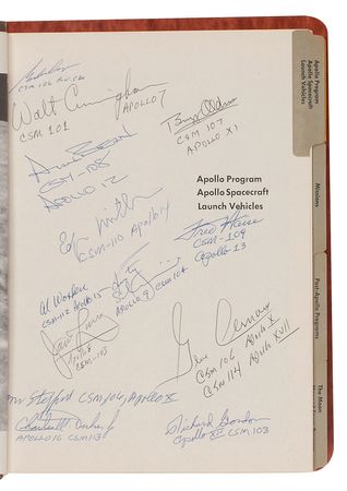 Lot #508 Apollo Astronauts: Signed by at least one astronaut from every Apollo mission - Image 1