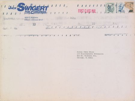 Lot #547 Jack Swigert Typed Letter Signed - Image 3