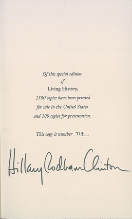 Lot #156 Hillary Clinton Book - Image 1