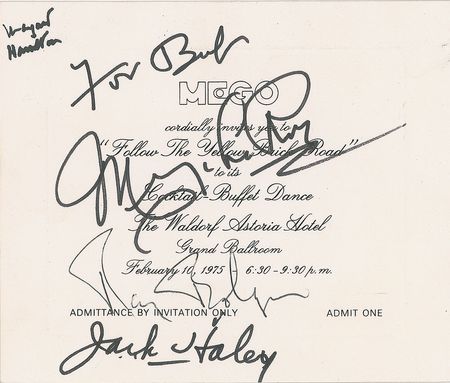 Lot #915 Wizard of Oz Invitation - Image 1