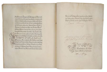 Lot #280 Maria Theresa Signed Document - Image 2