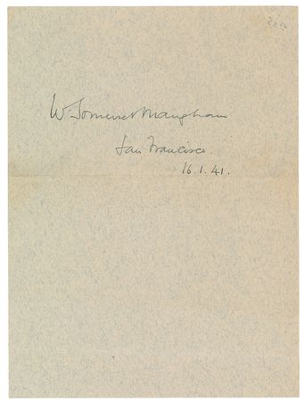 Lot #644 W. Somerset Maugham Group Lot - Image 2