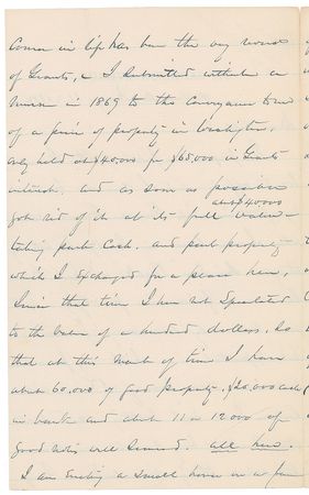 Lot #406 William T. Sherman: “I cannot but sympathize with General Grant” - Image 2