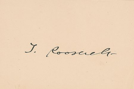 Lot #49 Theodore Roosevelt Signature - Image 1