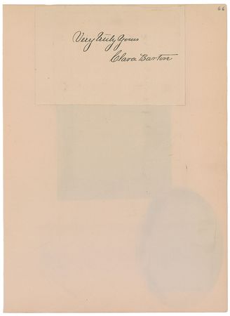 Lot #293 Clara Barton Signature - Image 2