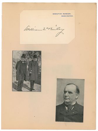 Lot #107 William McKinley White House Card - Image 2