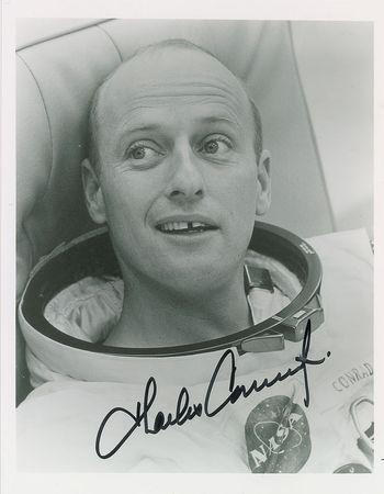 Lot #542 Apollo 12 Signed Photographs - Image 1