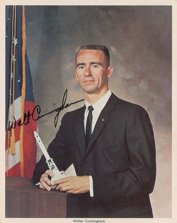 Lot #478 Apollo 7 Signed Photographs - Image 3